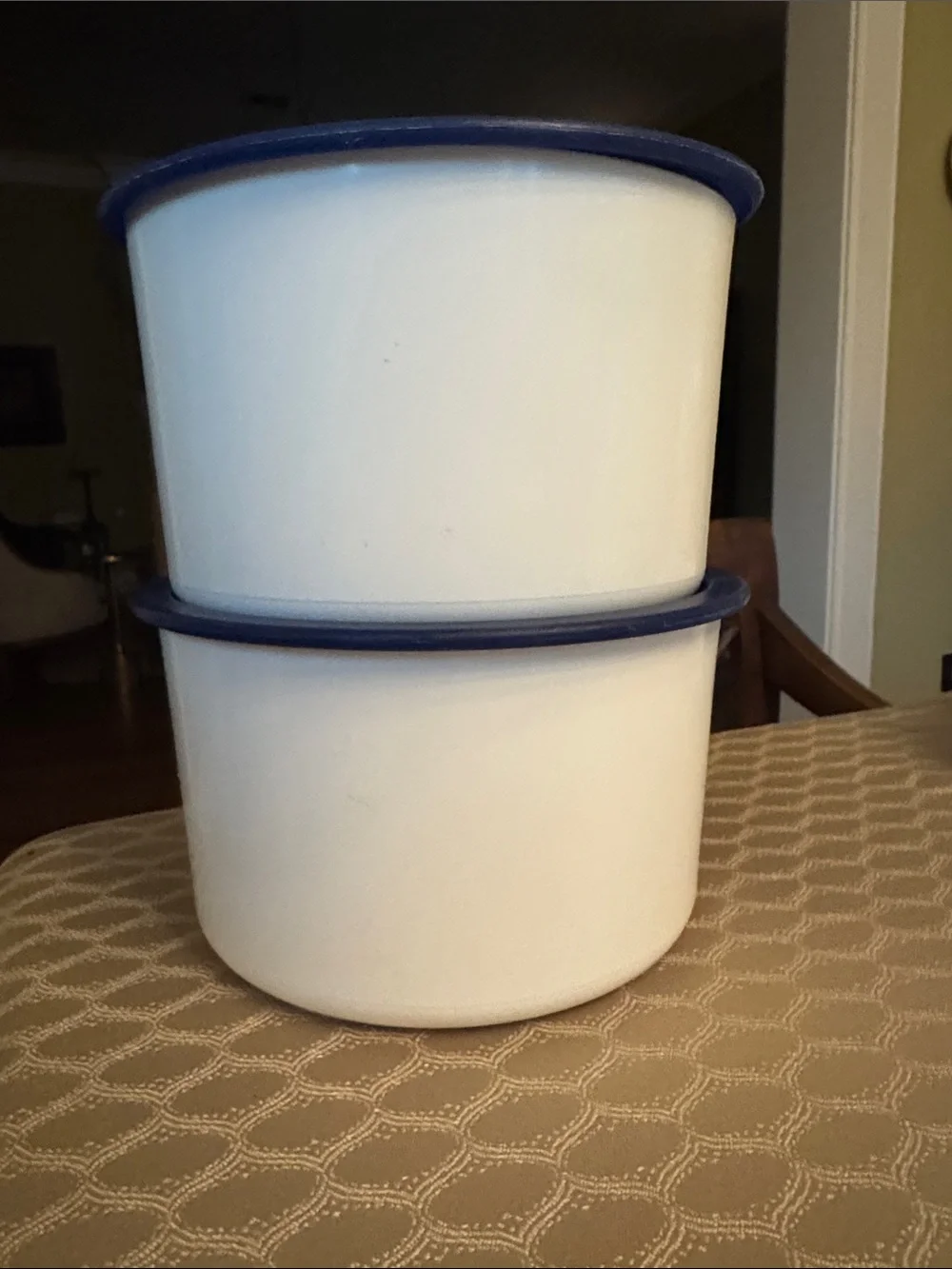 Stackable Tupperware Coffee and Filter Storage Containers